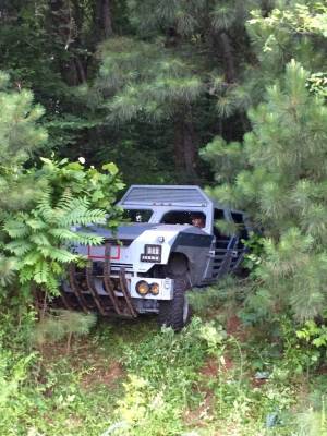 Allegiant Custom Vehicle in Woods